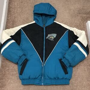 Jacksonville Jaguars Pro Tuff Nylon Reversible Puffer Jacket Youth XL *READ